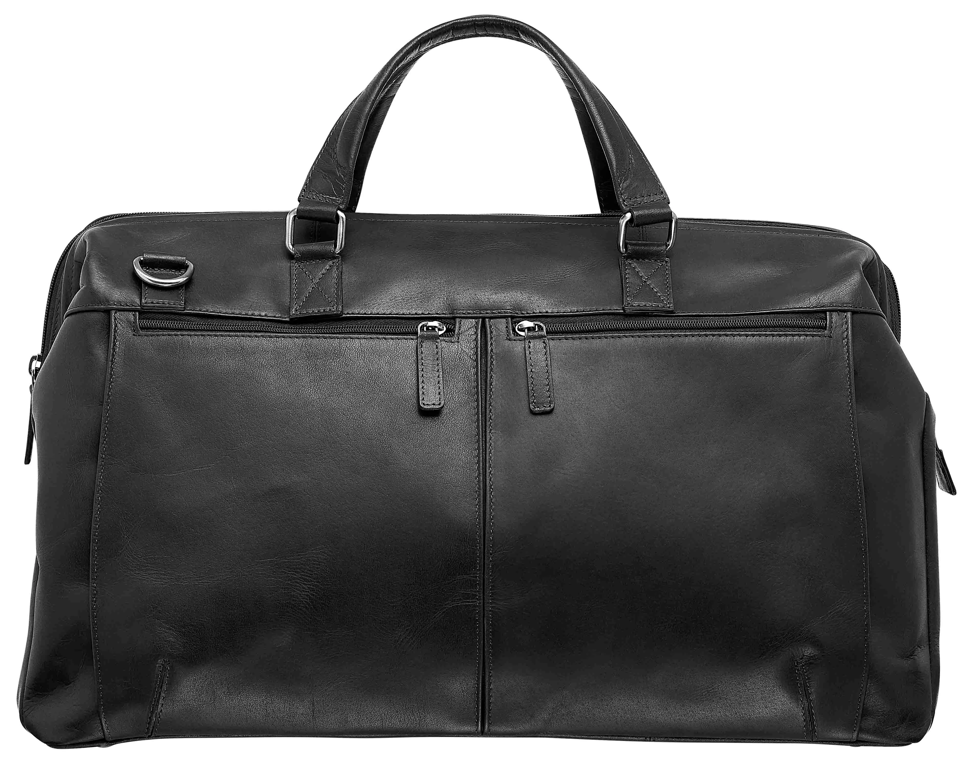 Mancini Buffalo Collection Classic Leather Duffle