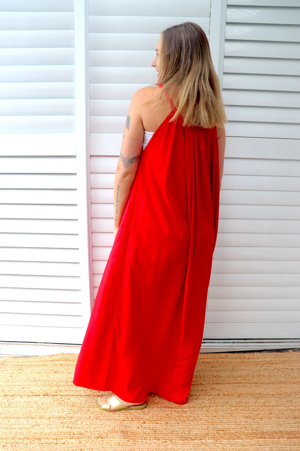 Mariah Maxi Dress In Red