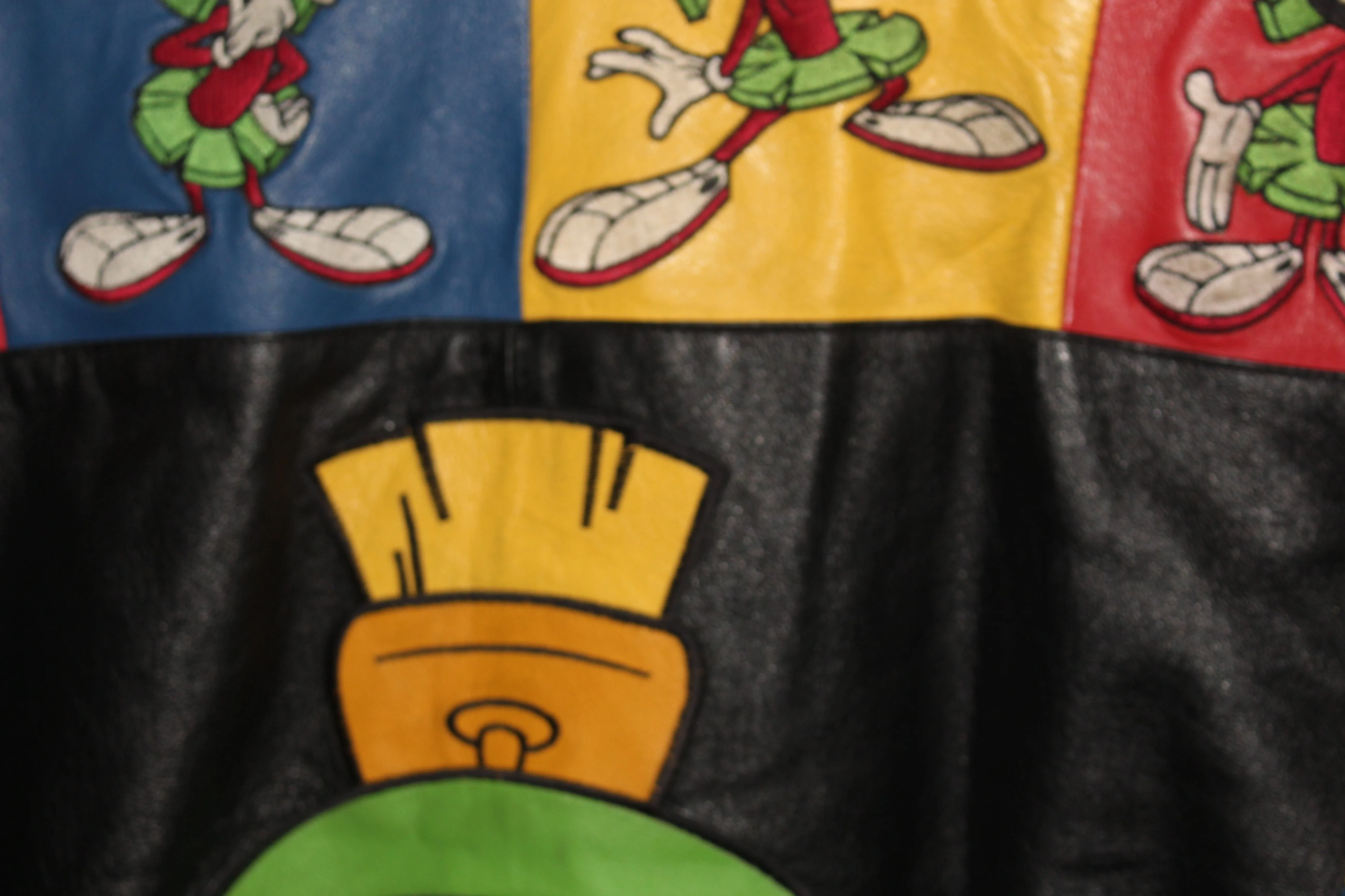 Marvin The Martian Looney Tunes Collectors Leather Jacket (S)