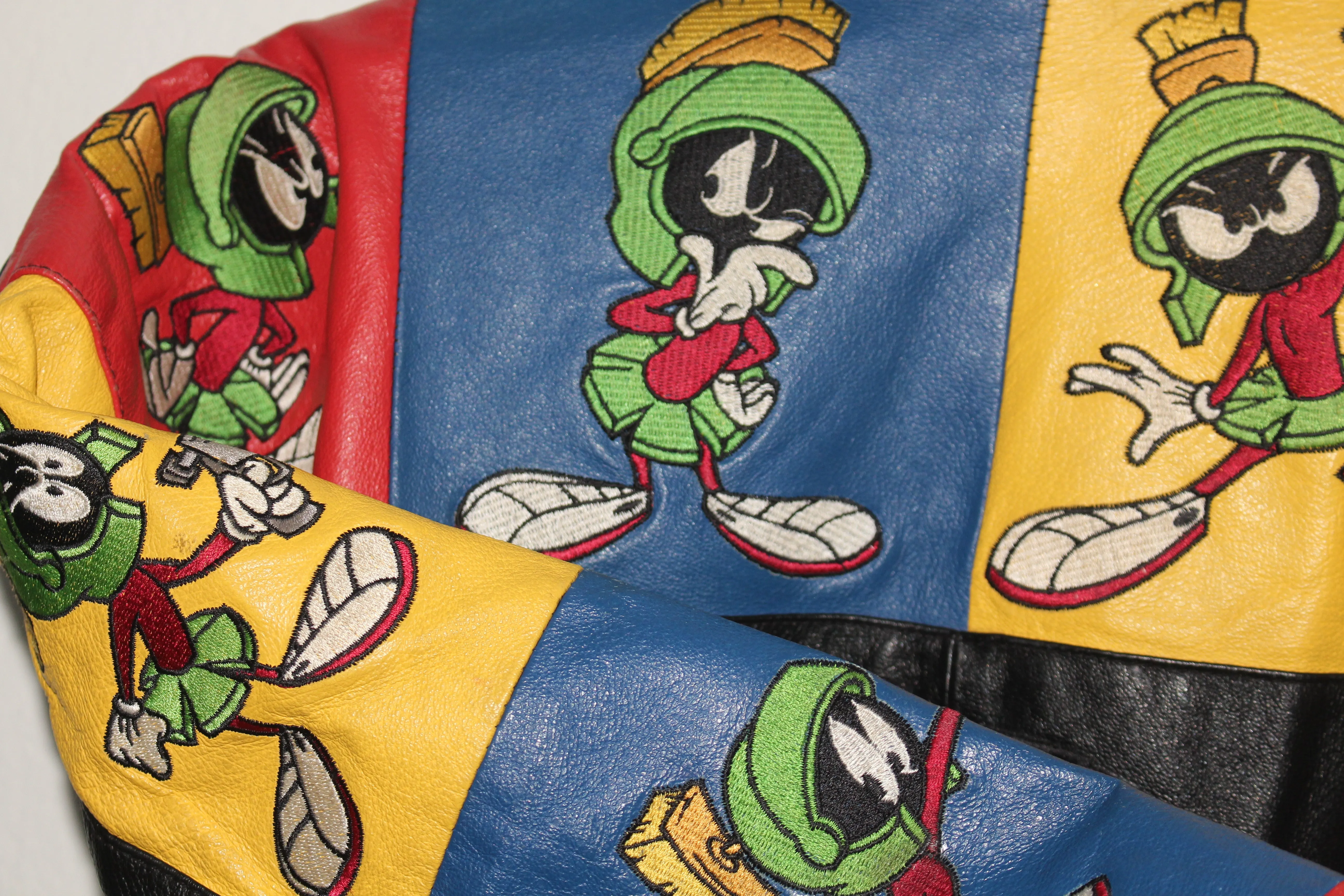 Marvin The Martian Looney Tunes Collectors Leather Jacket (S)