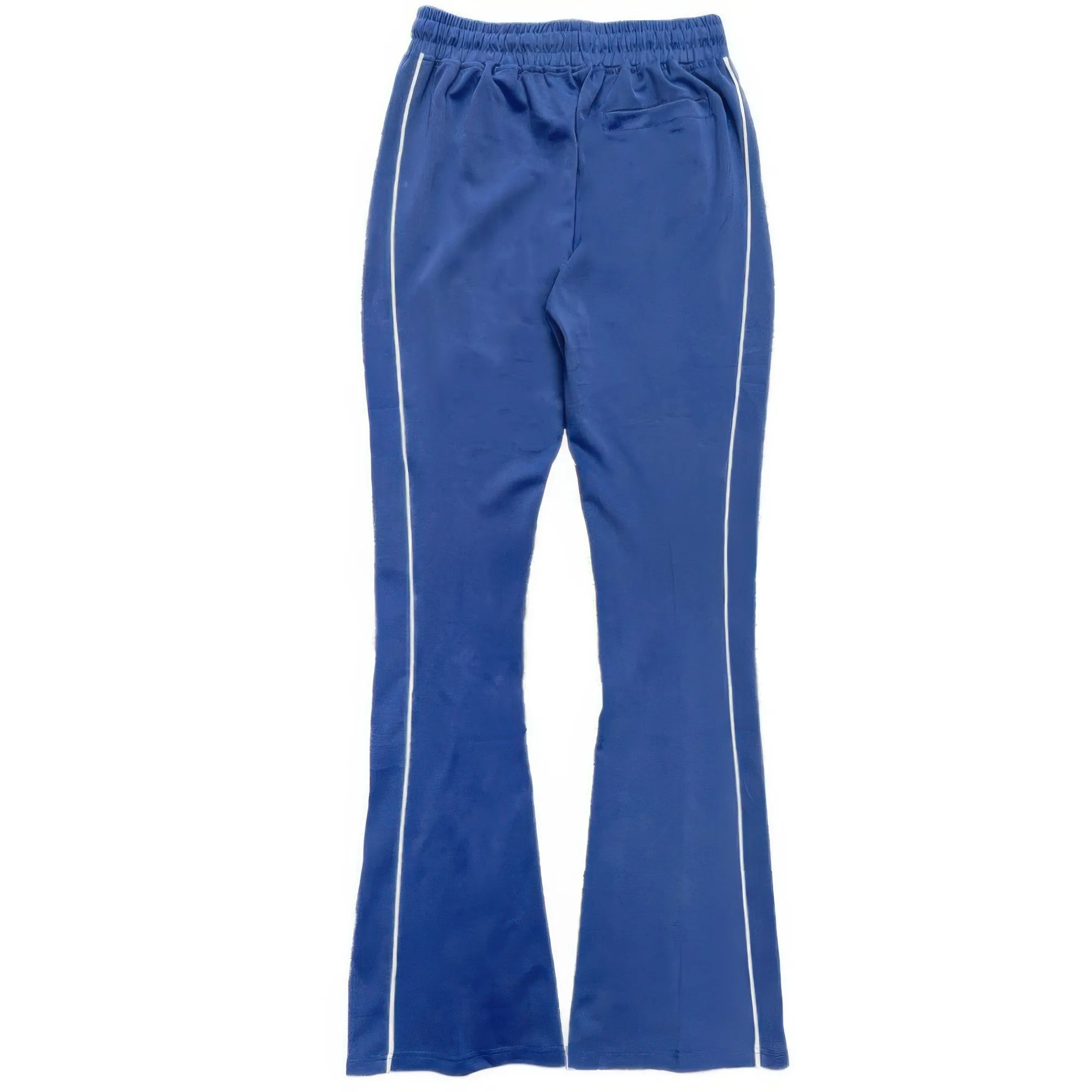 Mens Side Pipe Stacked Flare Pants