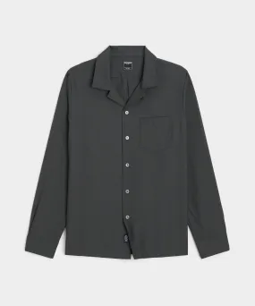 Merino Hollywood Shirt in Charcoal