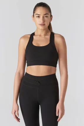 Multi Task Black Sports Bra