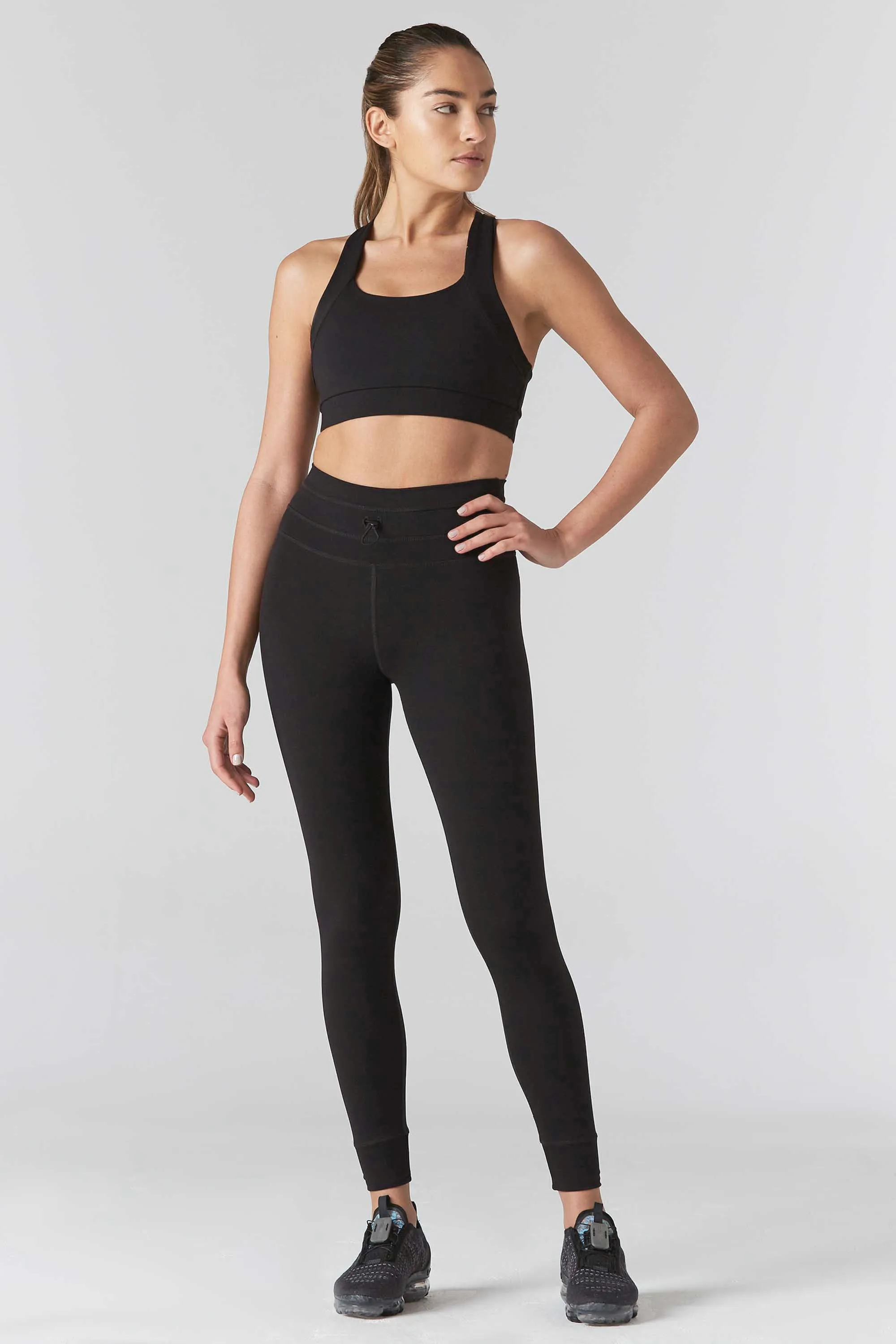 Multi Task Black Sports Bra