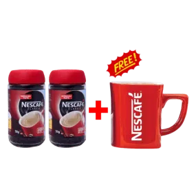 NESCAFE CLASSIC COFFEE 50 50GM WITH FREE COFFEE MUG