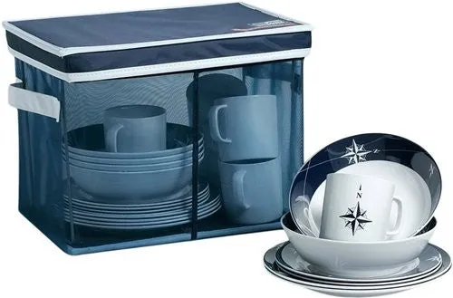 Northern Star Melamine Dinnerware For Six