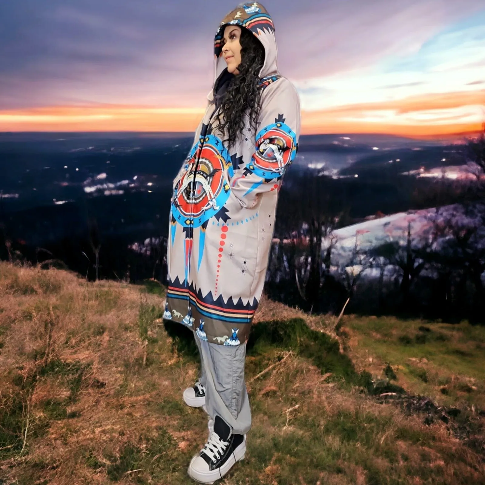 OLDTRIBES™ Long Coat (Beautiful Horse Medicine) COLLECTION 2024