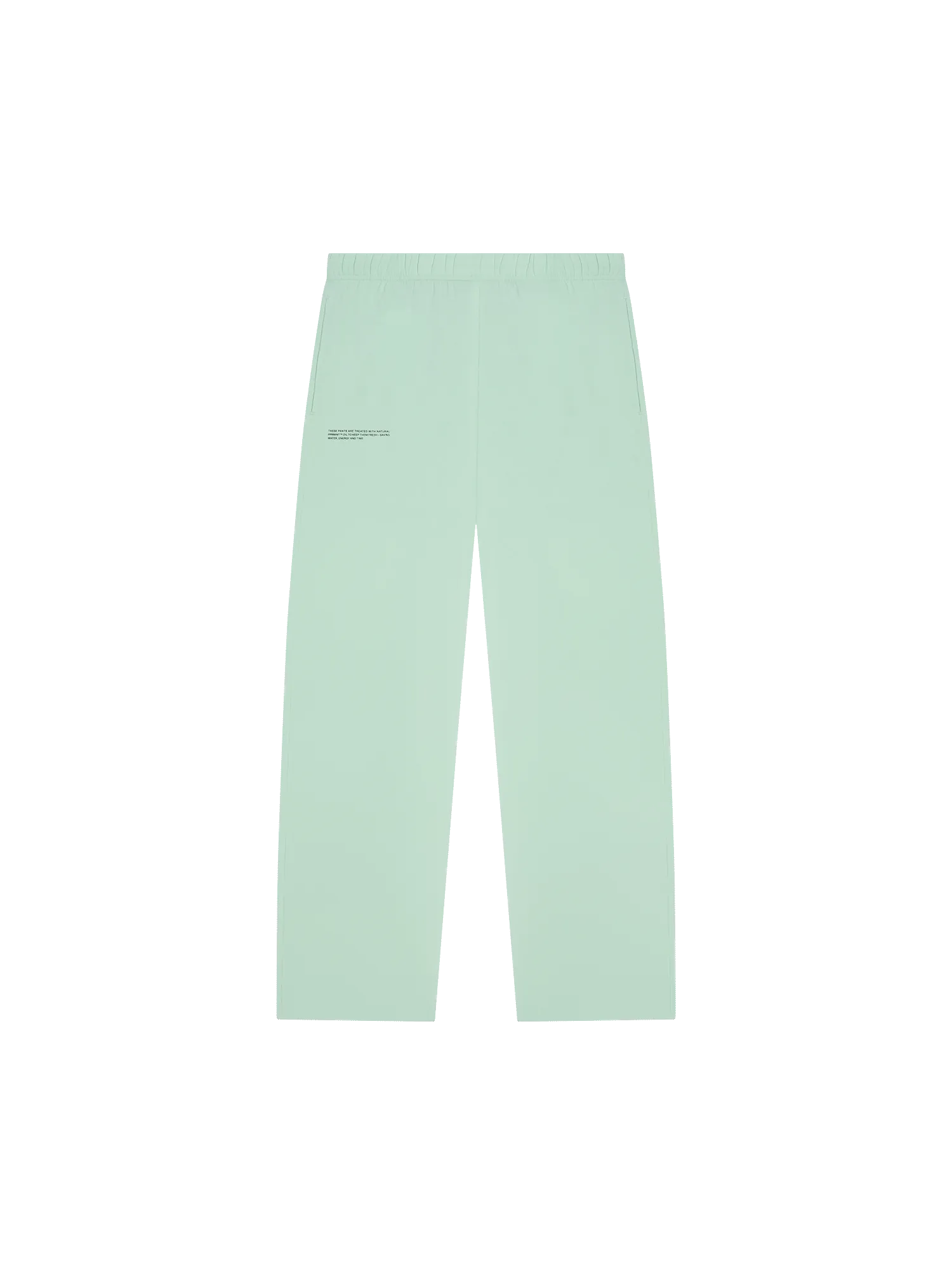 Organic Cotton Pajama Loose Track Pants—lagoon green