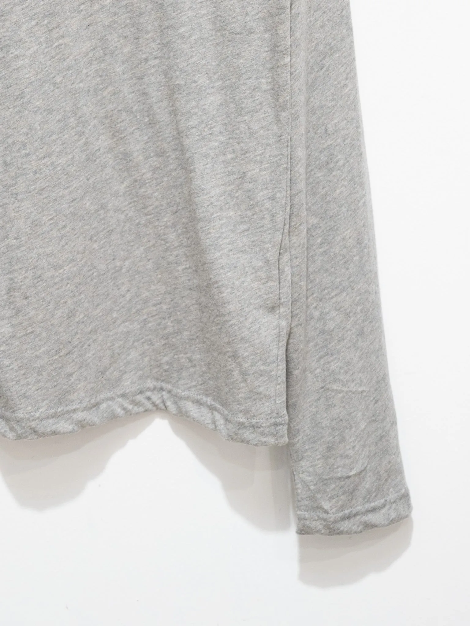 Organic Cotton Turtleneck Tee - Gray