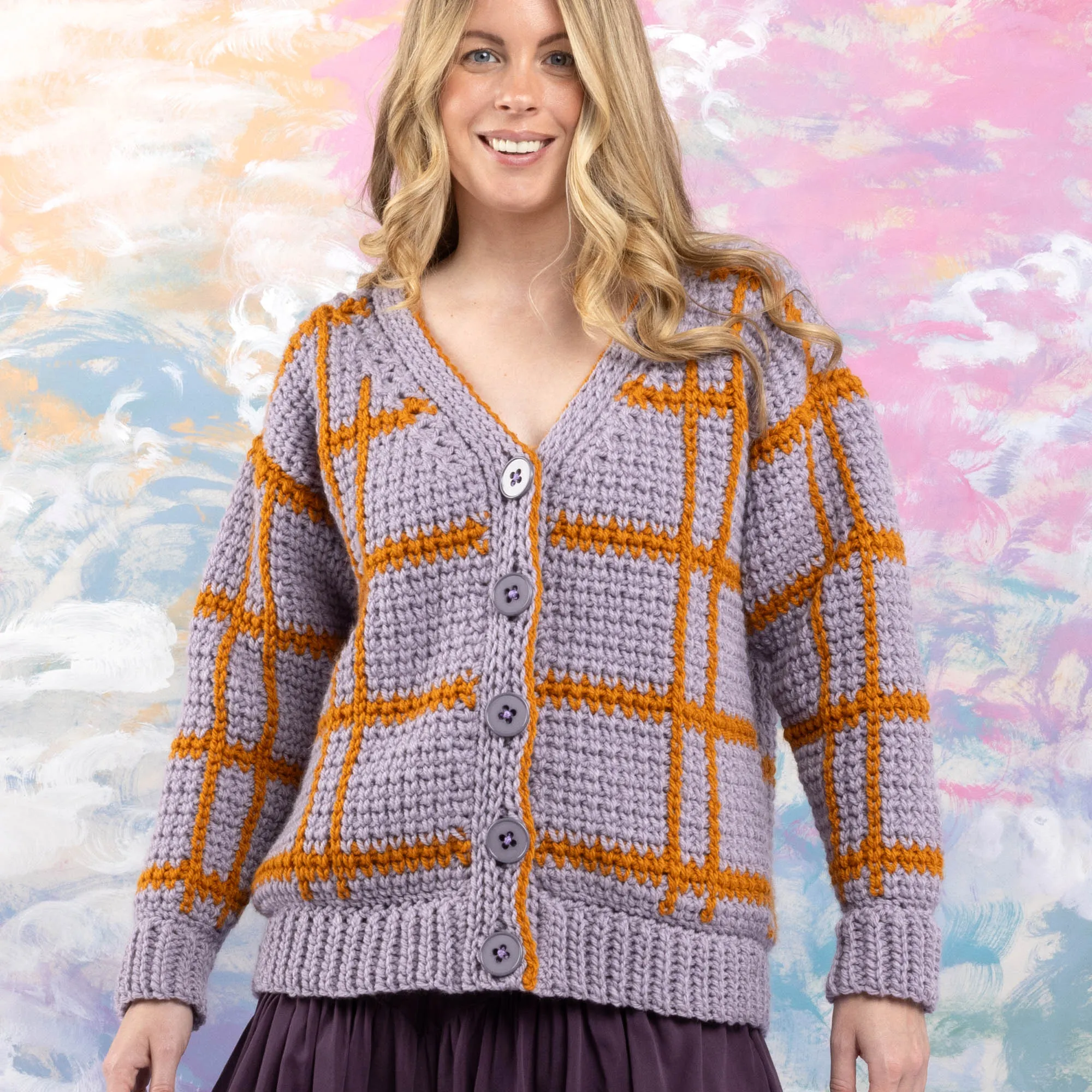 Patons Crochet Campus Cardigan