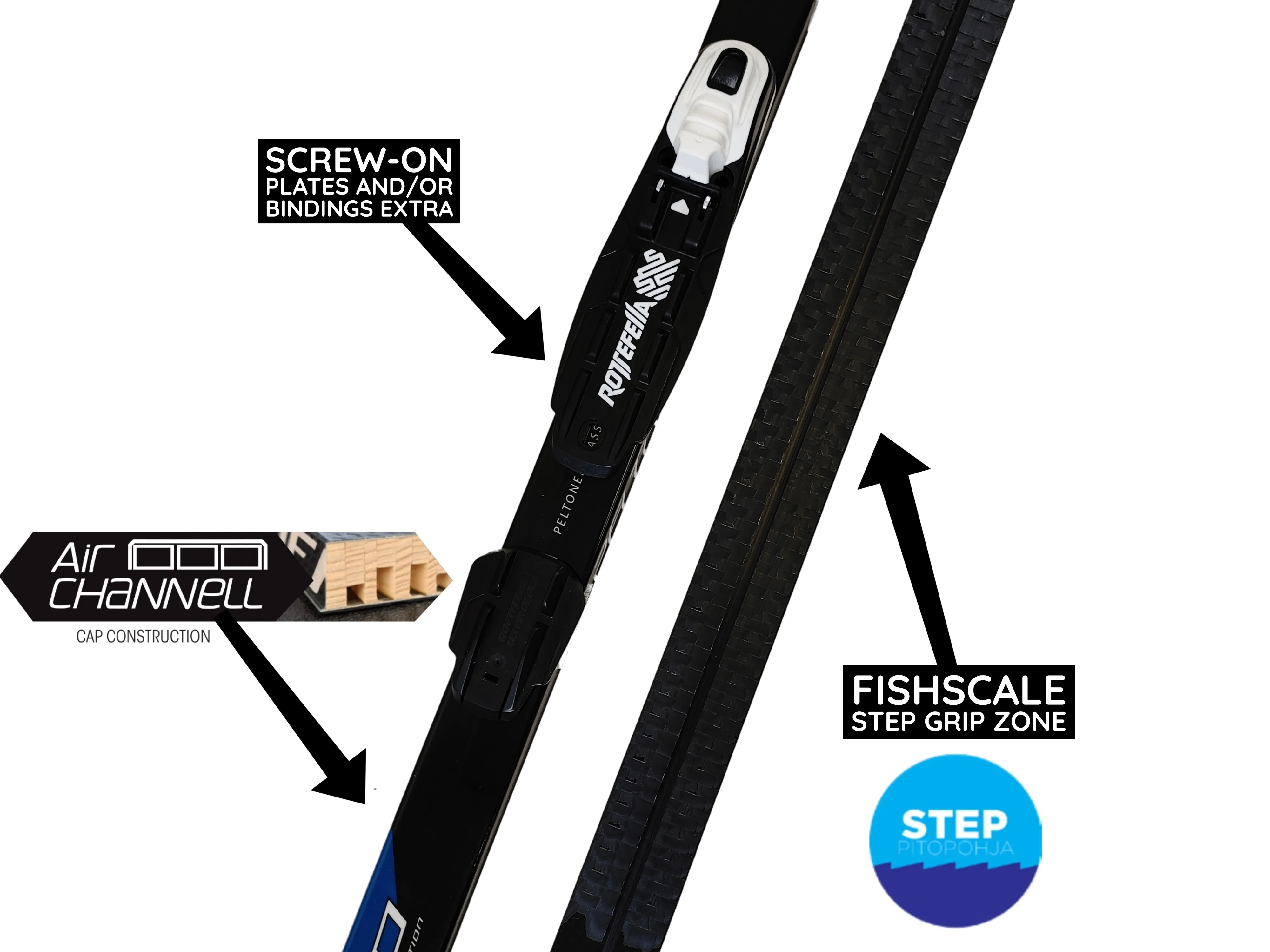 Peltonen Delta Step Classic Skis CLEARANCE