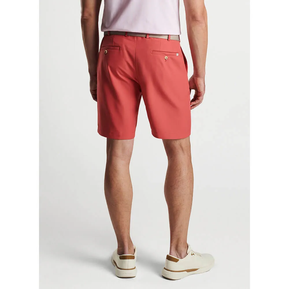 Peter Millar 9-Inch Salem High Drape Performance Shorts - Cape Red