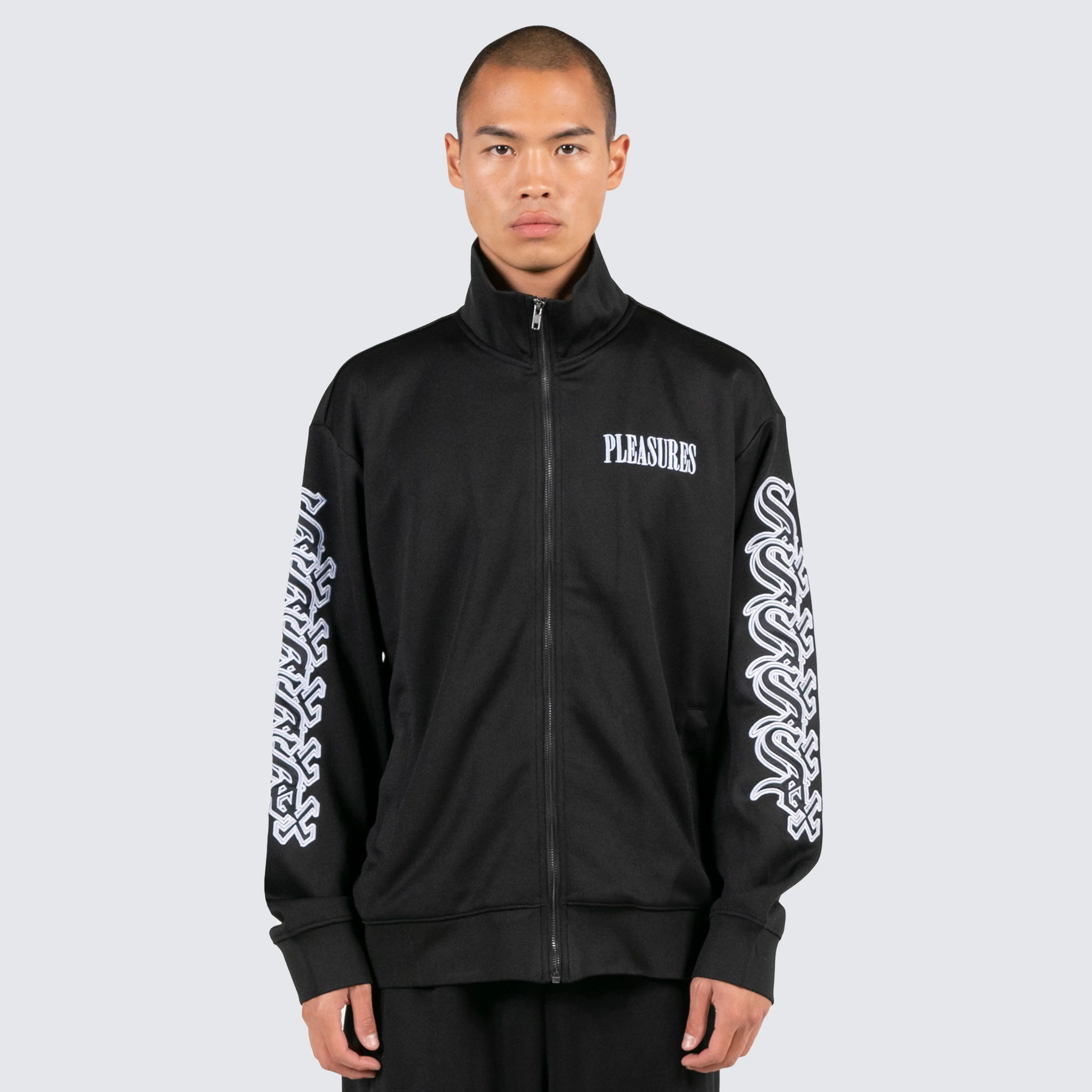 PITCHER TRACK JACKET - WHITE SOX