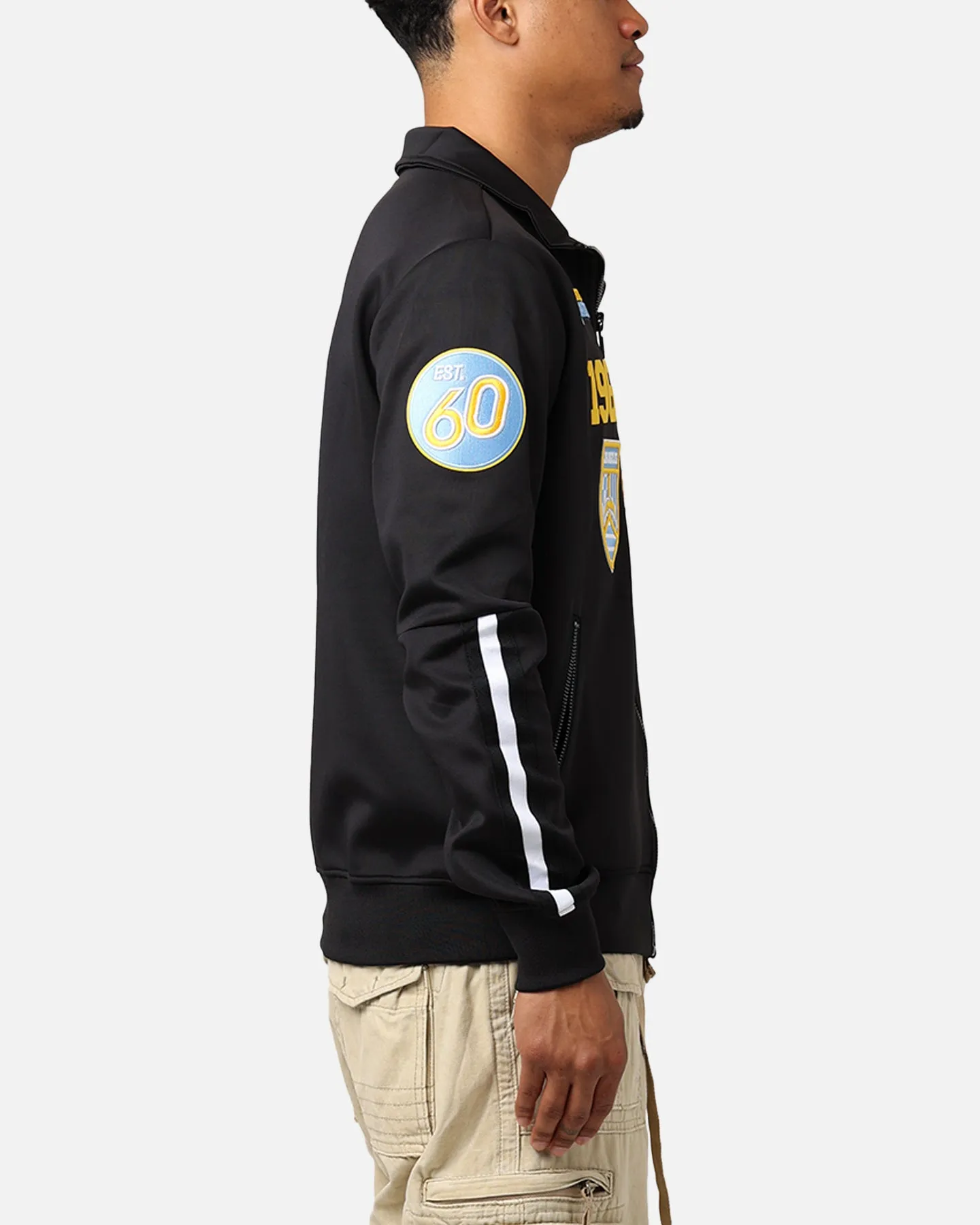 Pro Standard Los Angeles Chargers Fast Lane Track Jacket Black