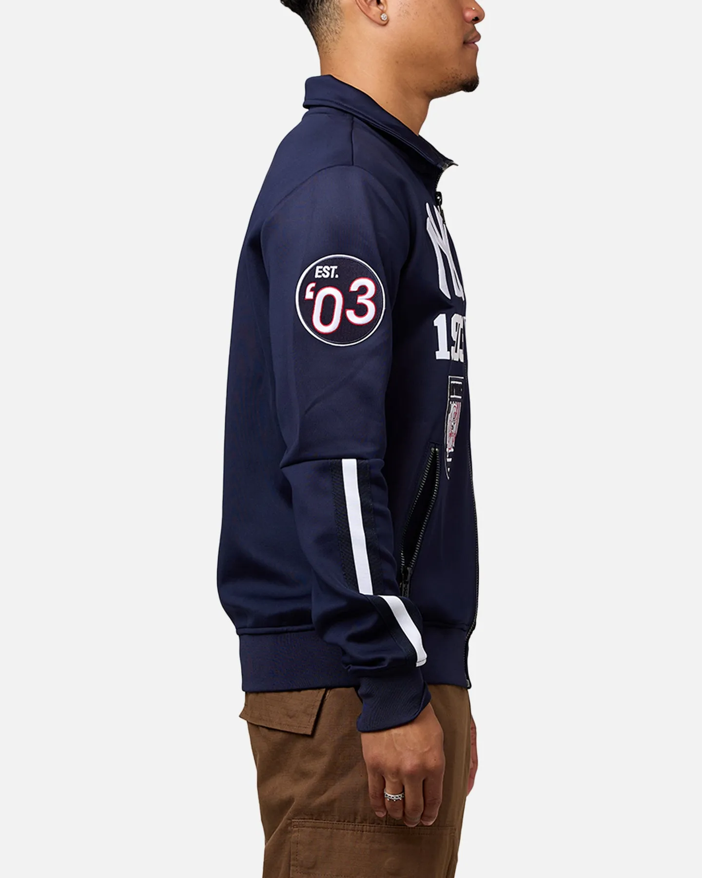 Pro Standard New York Yankees Fast Track Jacket Midnight Navy