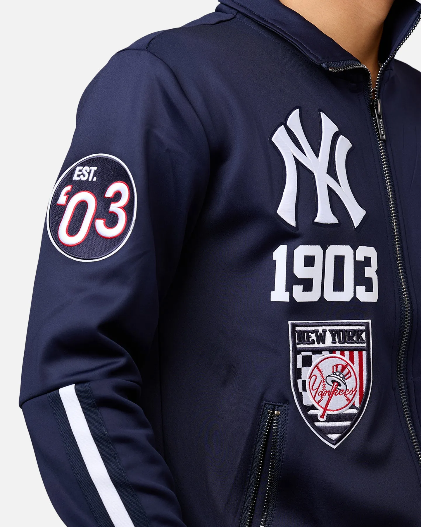 Pro Standard New York Yankees Fast Track Jacket Midnight Navy