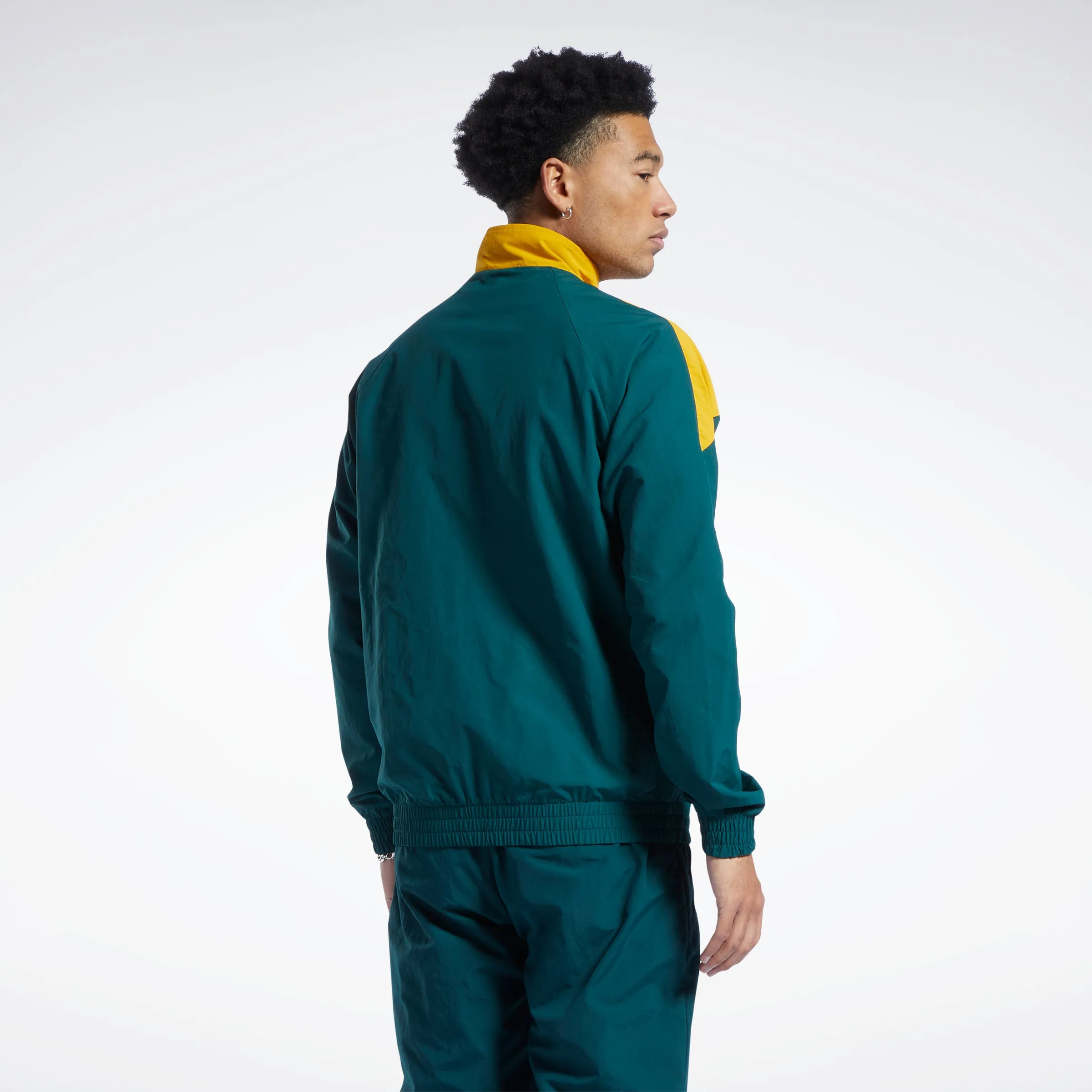 Reebok Apparel Men Classics Vector Track Top Forest Green