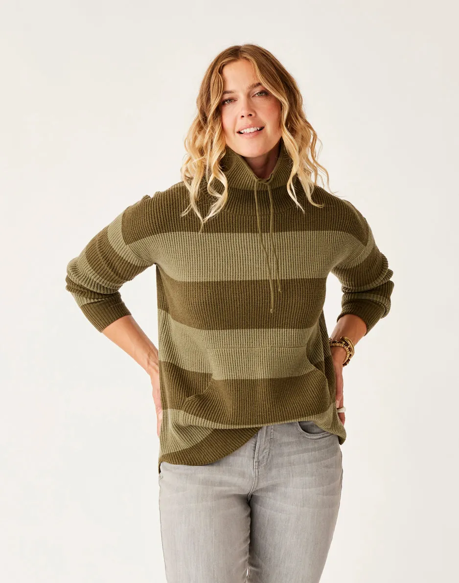 Rockvale Sweater: Lt. Fir Stripe