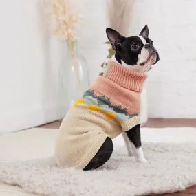 Sedona Fireside Dog Sweater - Pink