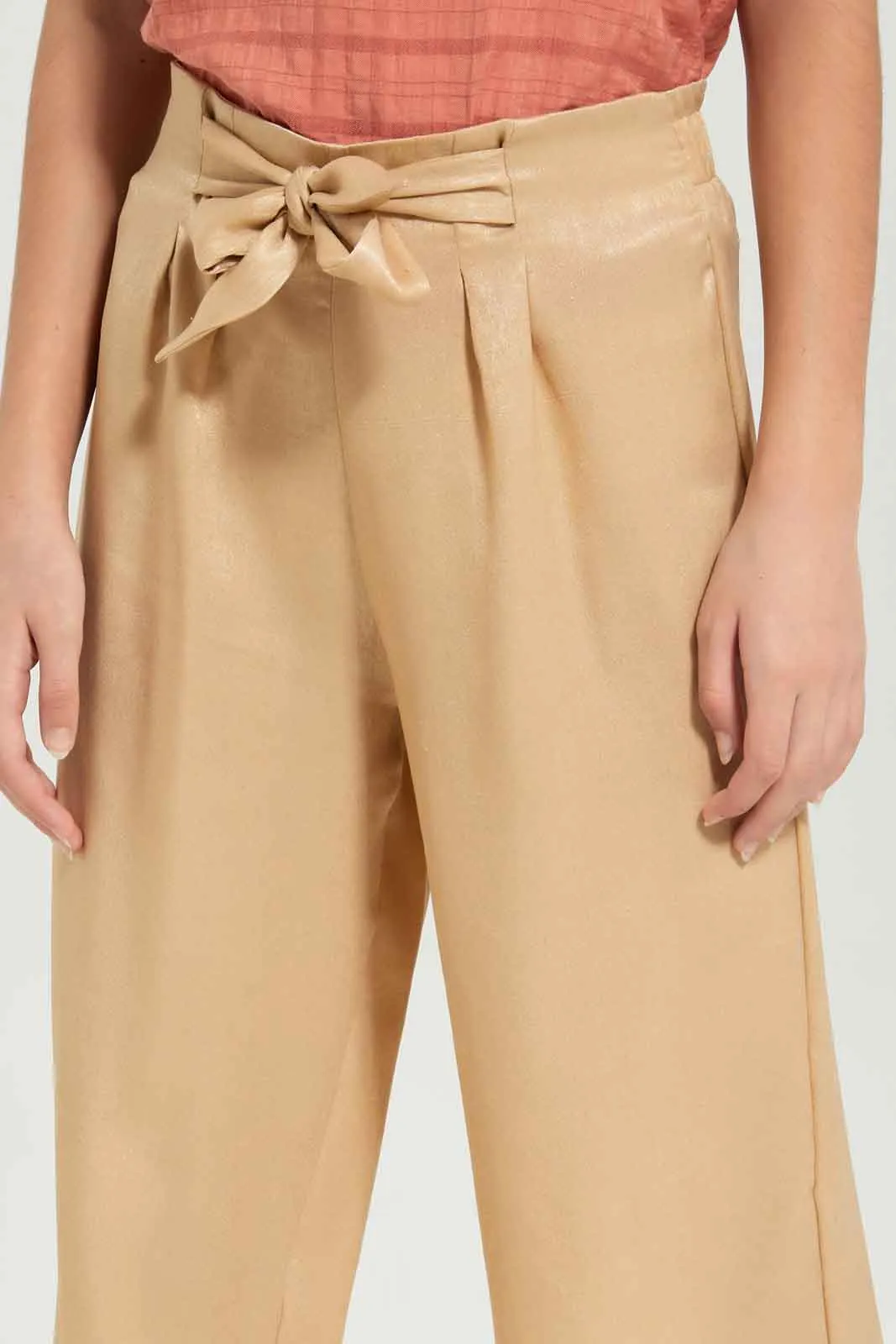 Senior Girls Beige Culottes