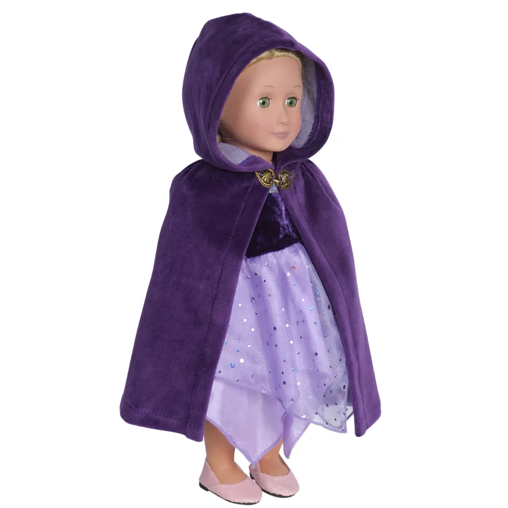 Storybook Velour Doll Cape