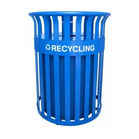 Streetscape Classic Outdoor Trash Recycling Receptacle (35 Gallon)