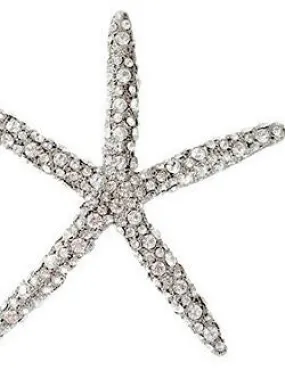 Swarovski Crystals Metal Starfish Ornament