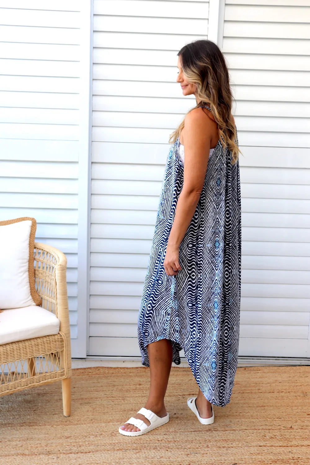 Sweet Summer Maxi in Uluru Navy