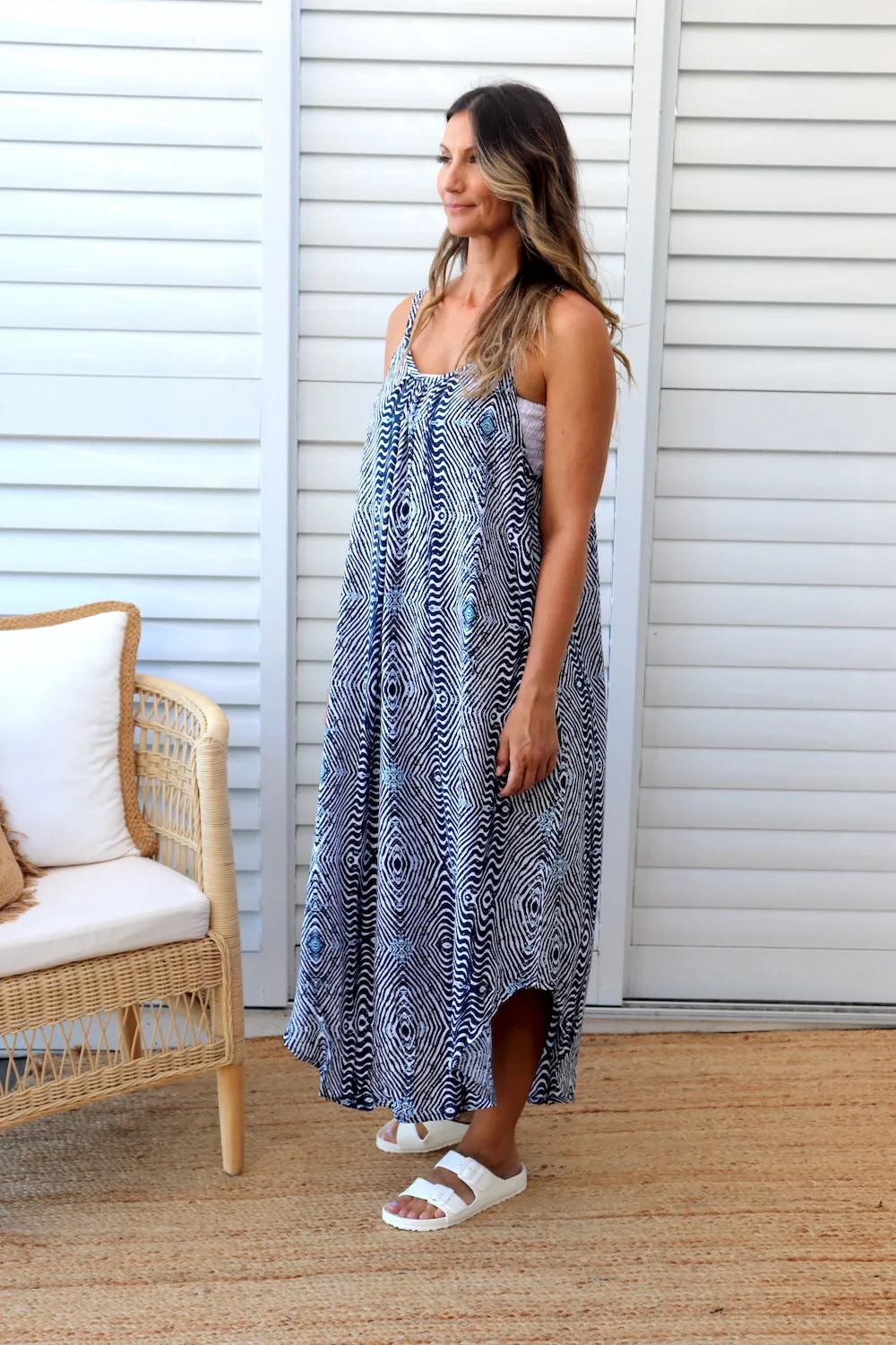 Sweet Summer Maxi in Uluru Navy