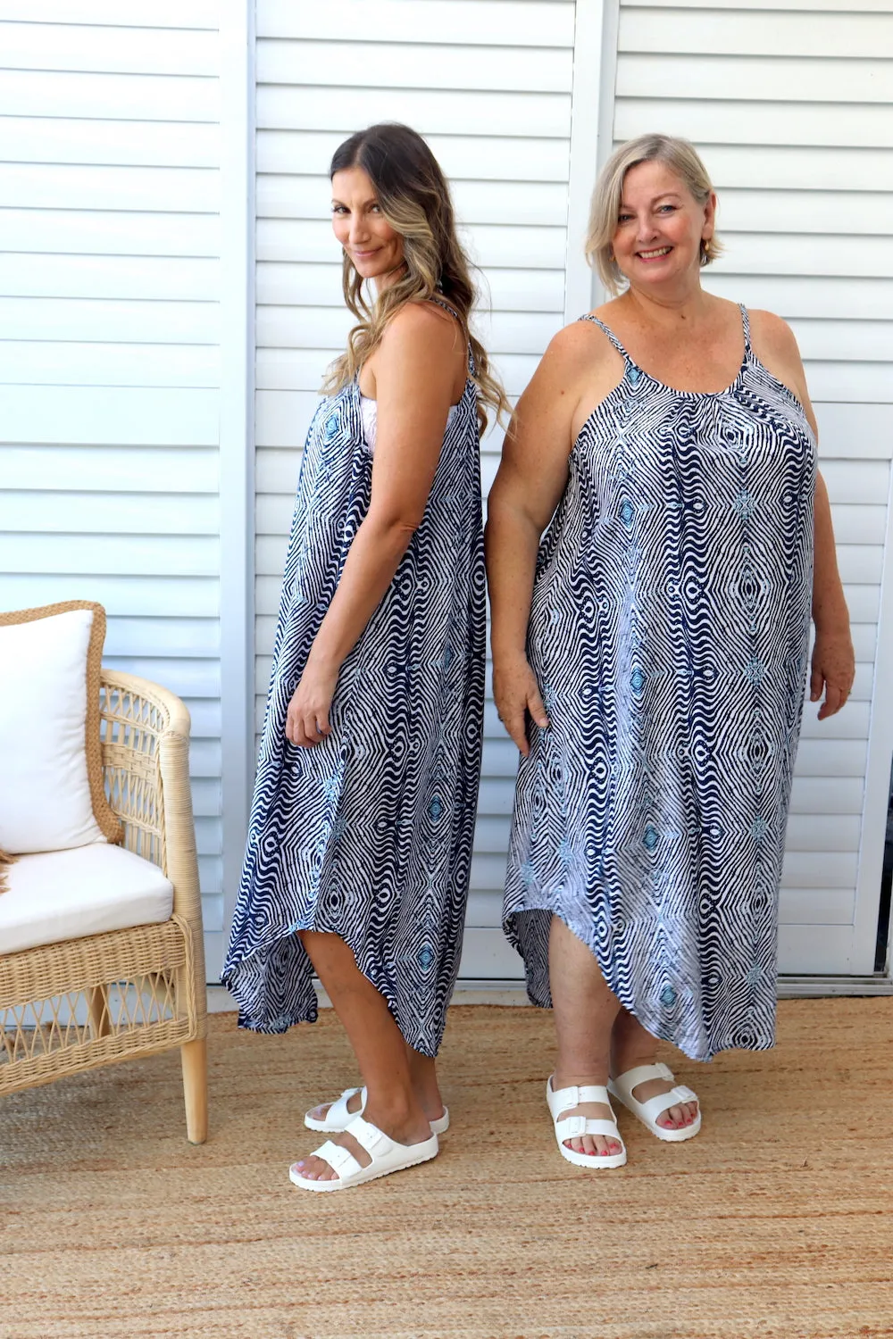 Sweet Summer Maxi in Uluru Navy