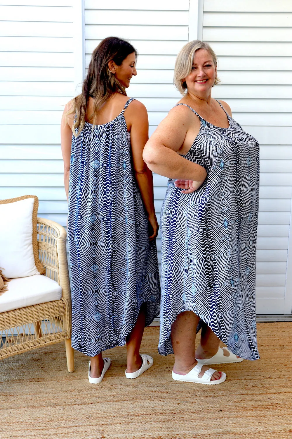 Sweet Summer Maxi in Uluru Navy