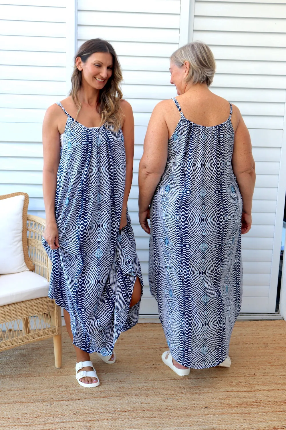 Sweet Summer Maxi in Uluru Navy