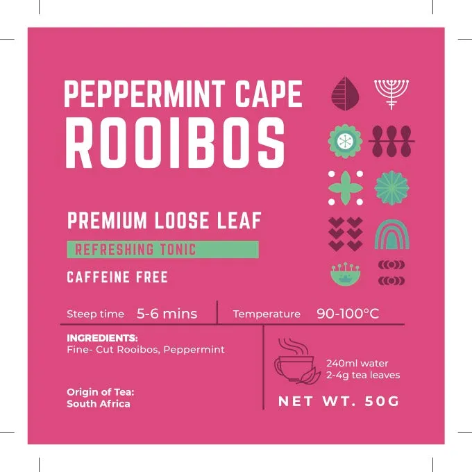 Teaorigins – Peppermint Cape 50g (Rooibos)