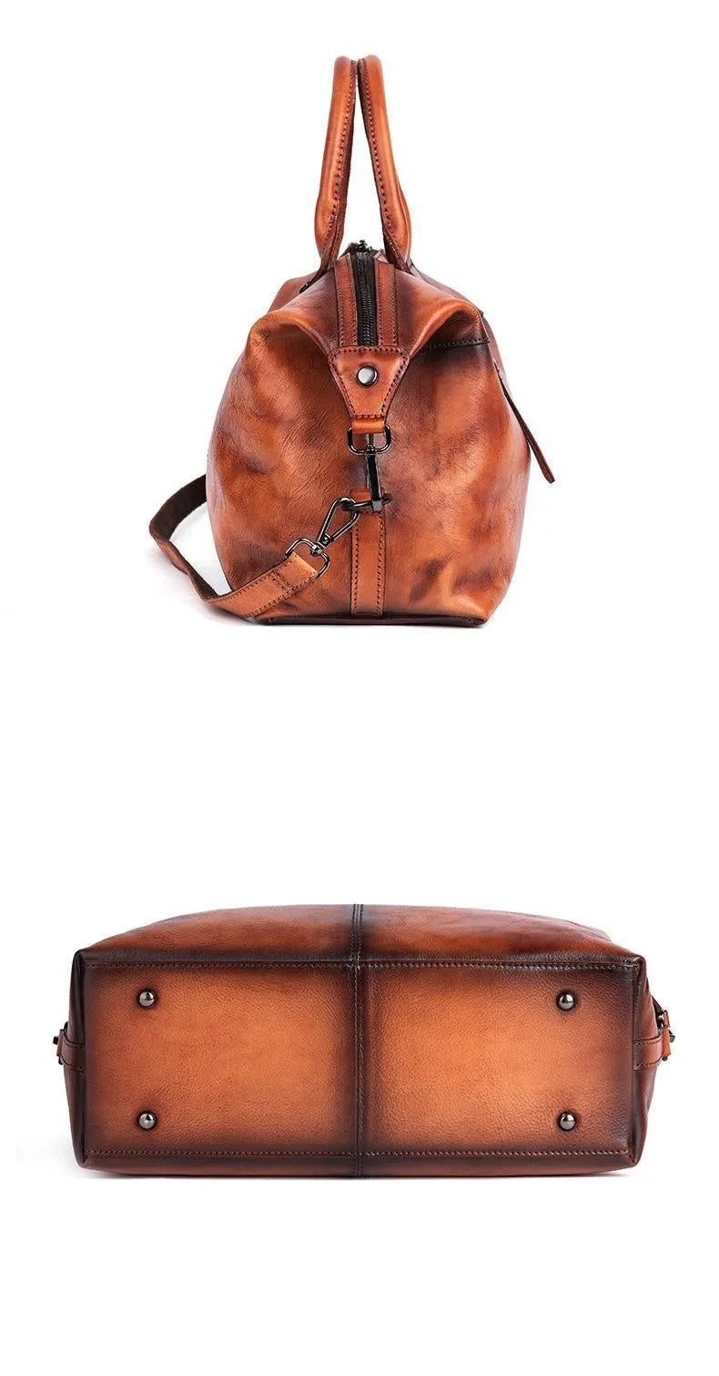 TEEK - Womens Cowhide Leather Dumpling Bag