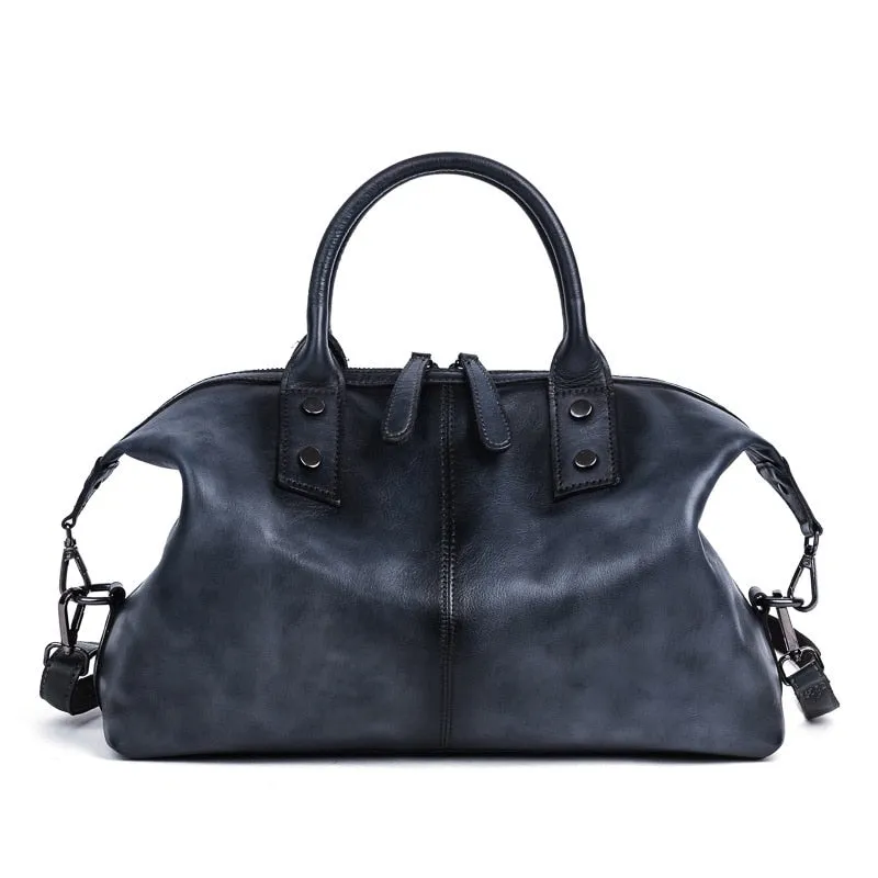 TEEK - Womens Cowhide Leather Dumpling Bag