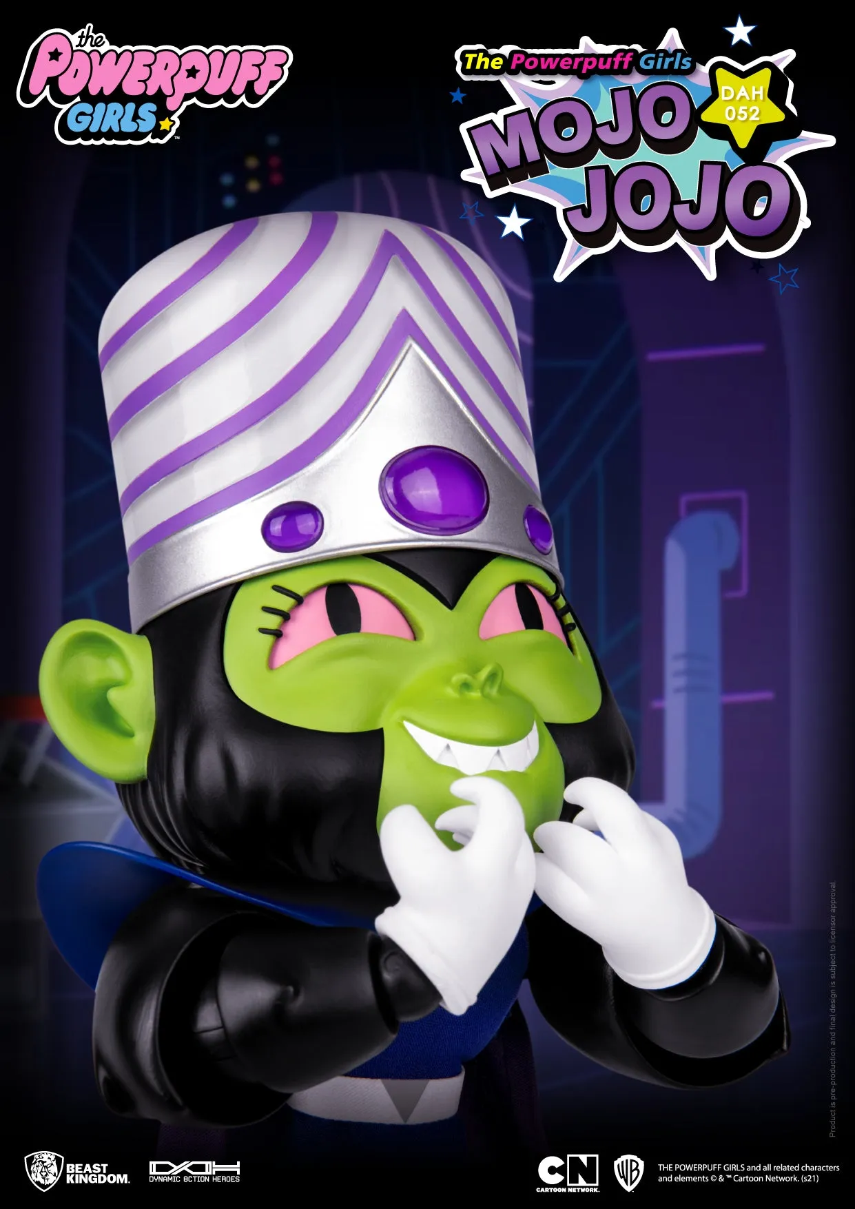 The Powerpuff Girls: Mojo JoJo DAH-052 Dynamic 8ction Figure