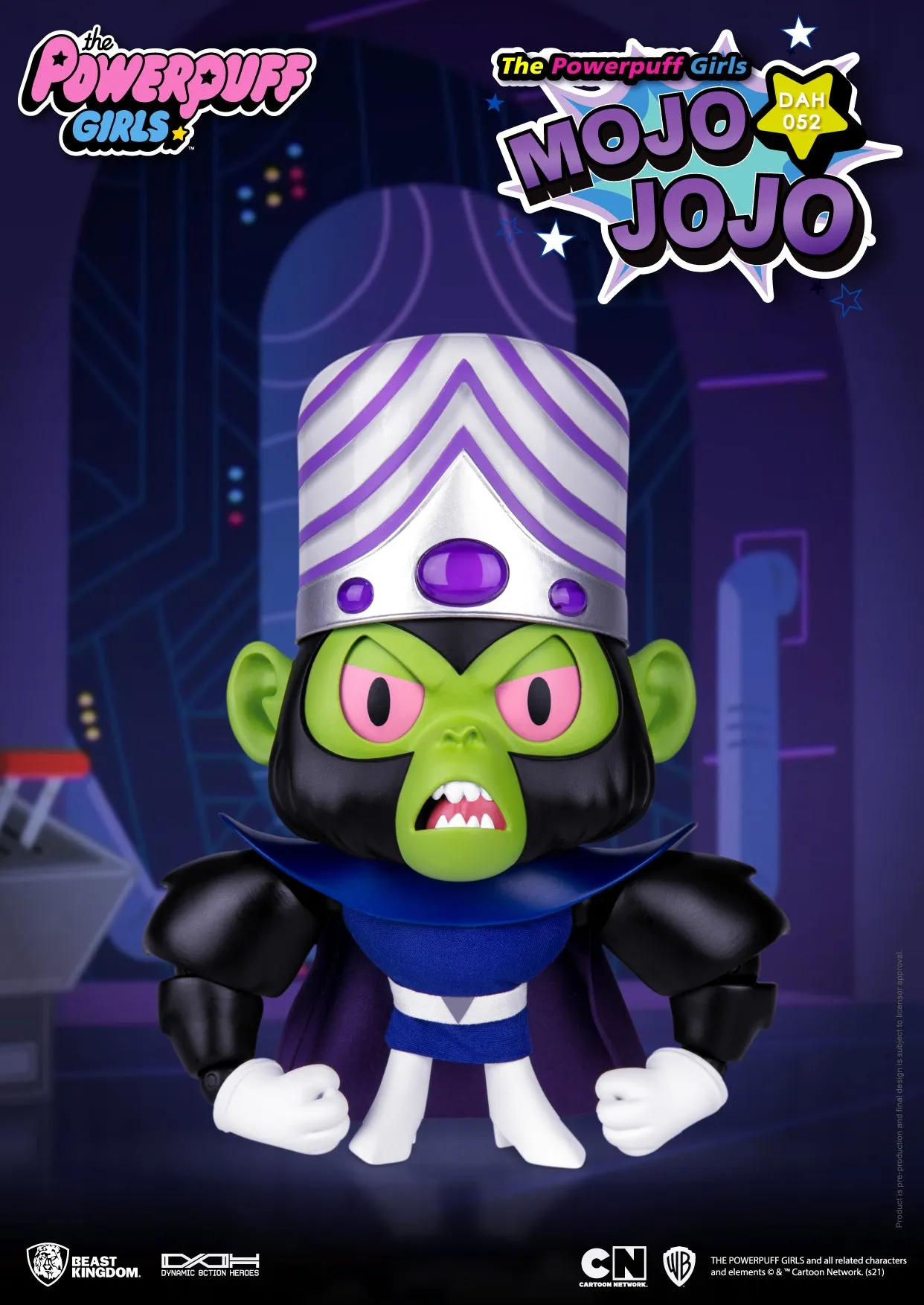 The Powerpuff Girls: Mojo JoJo DAH-052 Dynamic 8ction Figure