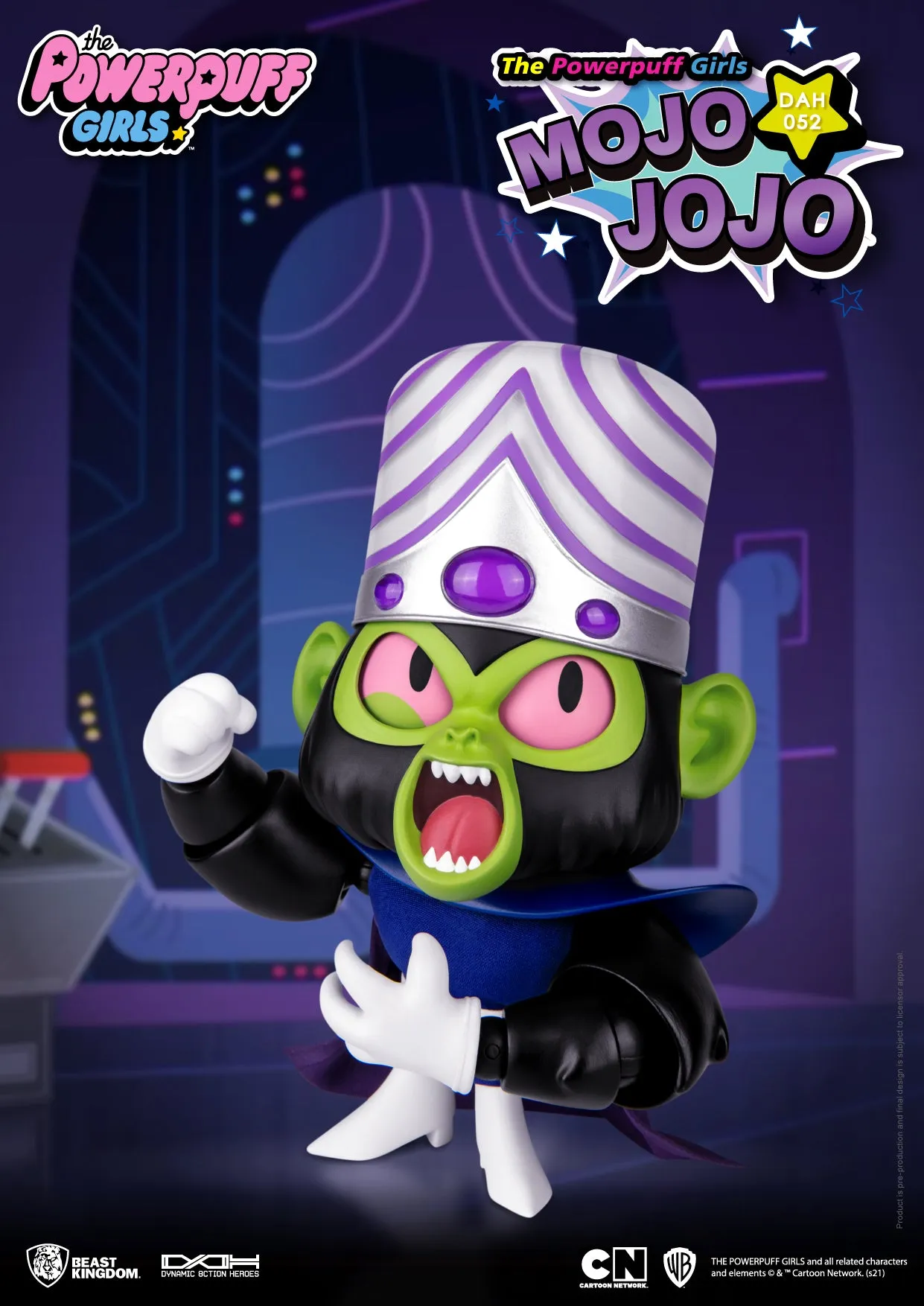 The Powerpuff Girls: Mojo JoJo DAH-052 Dynamic 8ction Figure