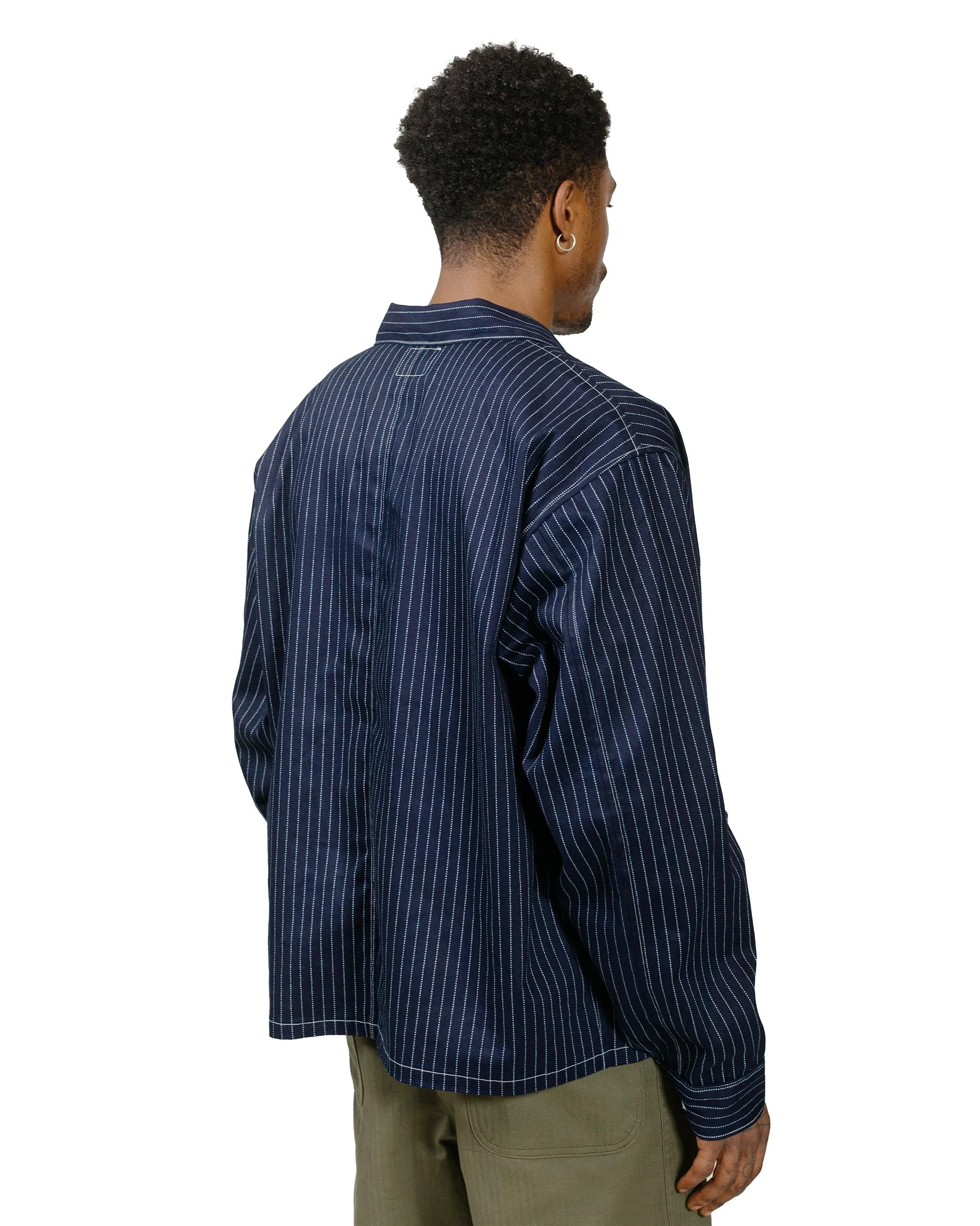 The Real McCoy's MJ24014 Wabash Chore Coat Indigo