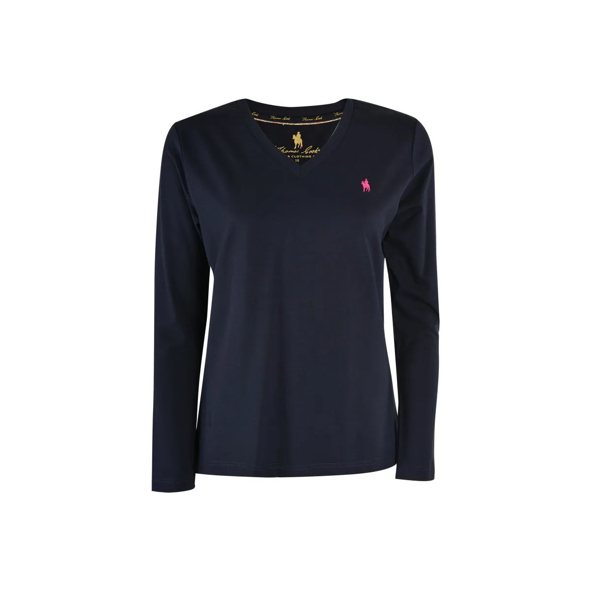 Thomas Cook Classic V Neck Long Sleeve Tee