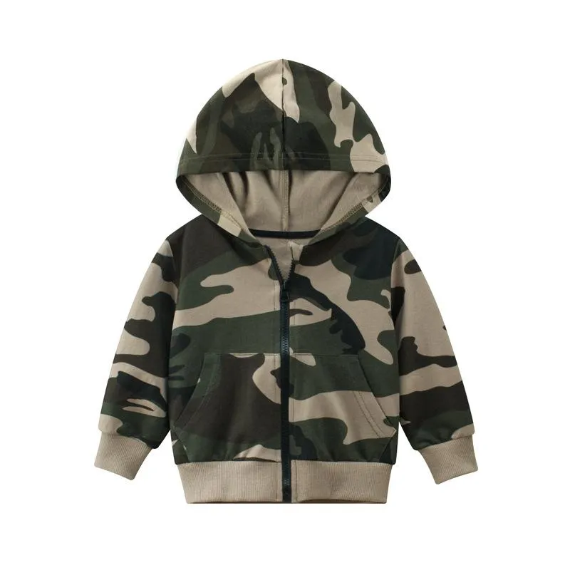 Toddler Boy/Girl Colorblock Zipper Hooded Jacket