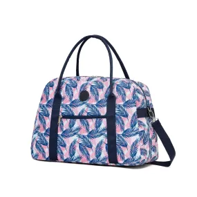 Tosca - TCA935-C Fashion Tote/Duffle Bag - Coral Ferns