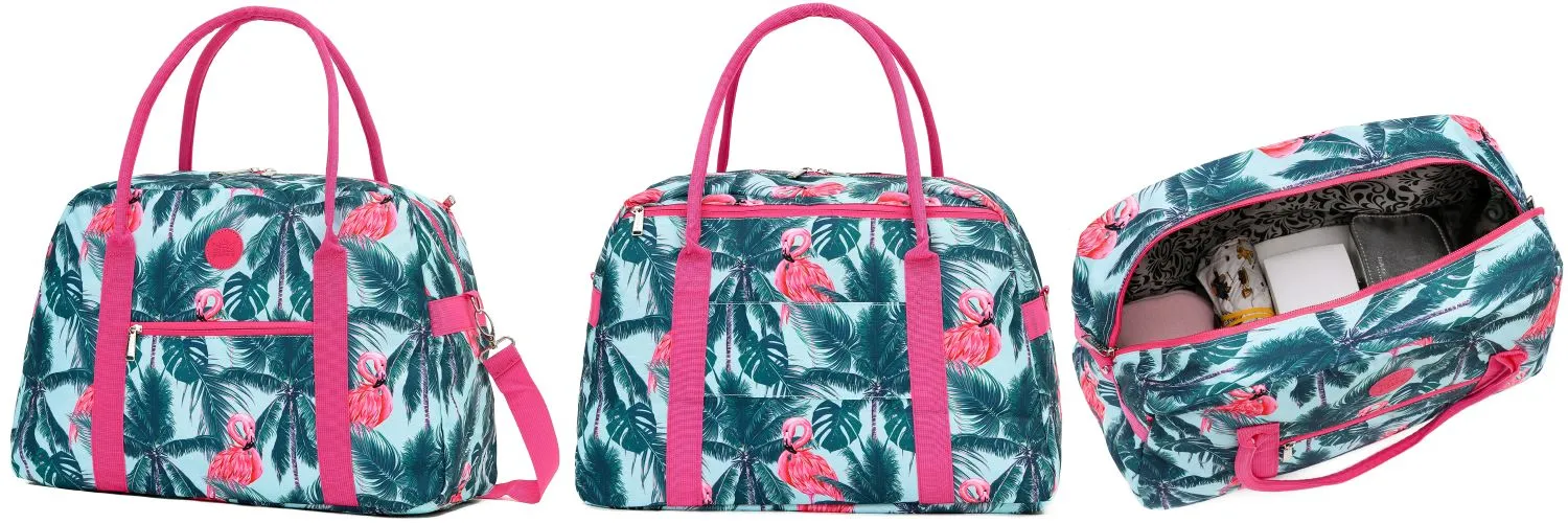 Tosca - TCA935 Fashion Tote/Duffle Bag - Flamingo