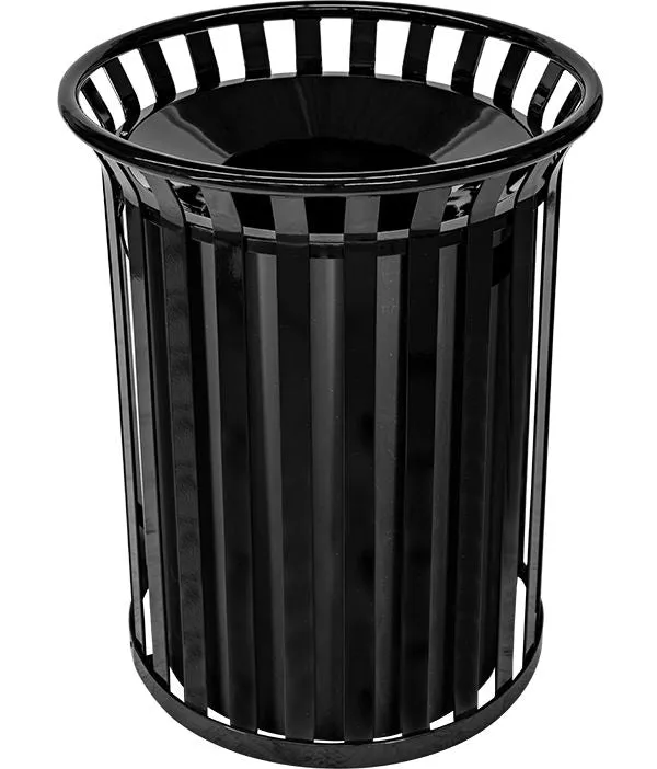 TRASHCAN/ OUTDOOR/ EX-CELL/ Streetscape Collection, 37 Gallon Outdoor Trash Receptacle