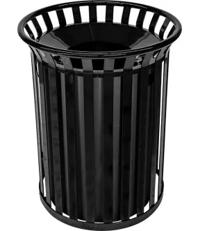 TRASHCAN/ OUTDOOR/ EX-CELL/ Streetscape Collection, 37 Gallon Outdoor Trash Receptacle