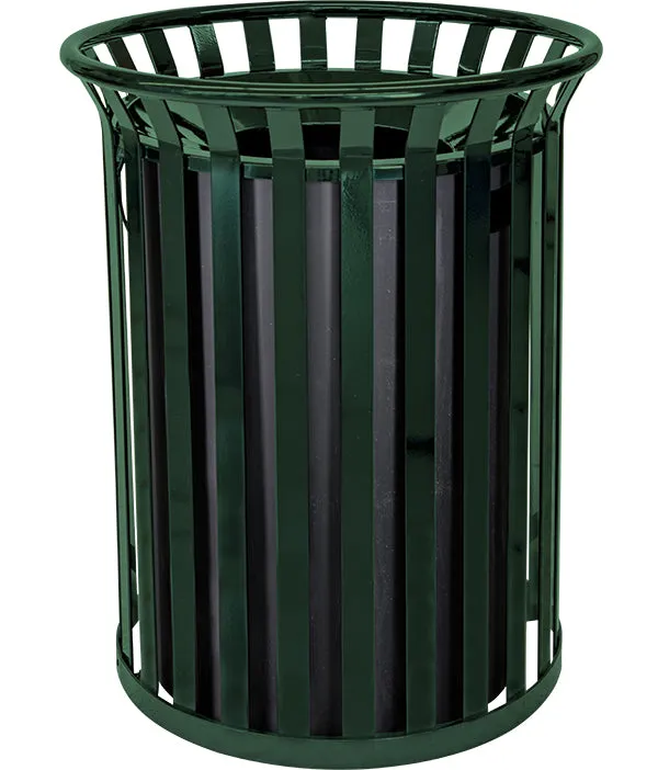 TRASHCAN/ OUTDOOR/ EX-CELL/ Streetscape Collection, 37 Gallon Outdoor Trash Receptacle