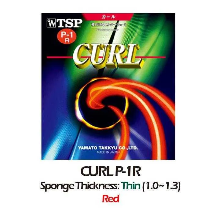 TSP Curl P-1R Long Pimples Table Tennis Rubber