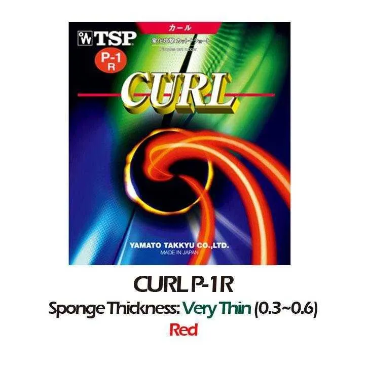 TSP Curl P-1R Long Pimples Table Tennis Rubber