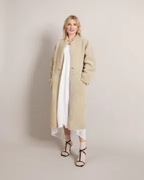 Vanilla Shearling Coat