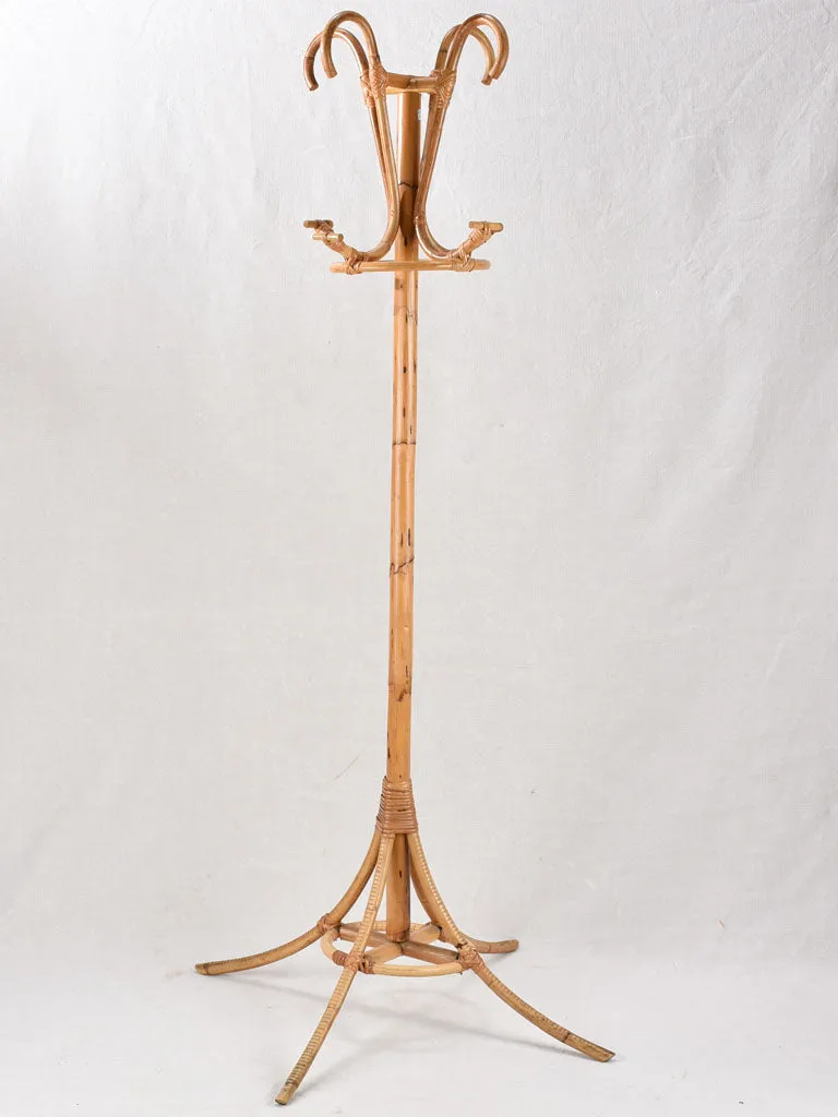 Vintage cane coat rack